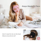 5 Pieces Reusable Silicone Facial Mask Facial Mask Cover Silicone Skin Mask Reusable Moisturizing Face Silicone Face Wrap for Sheet Prevent Evaporation Masks Face Care Tool (Vivid Colors)