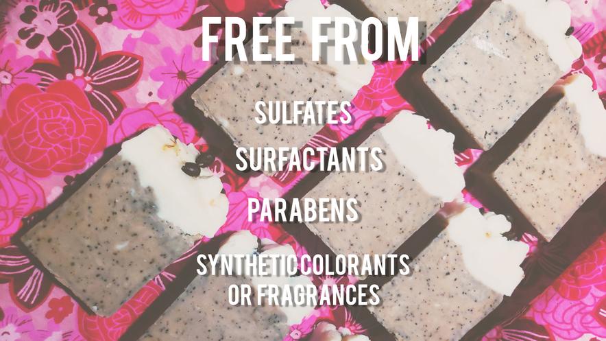 Free from surfactants, sulfates, parabens and synthetic fragrance or colorants